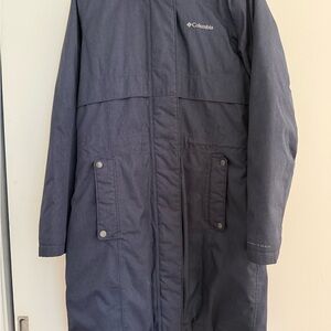 Columbia Woman’s  Dark Gray Raincoat